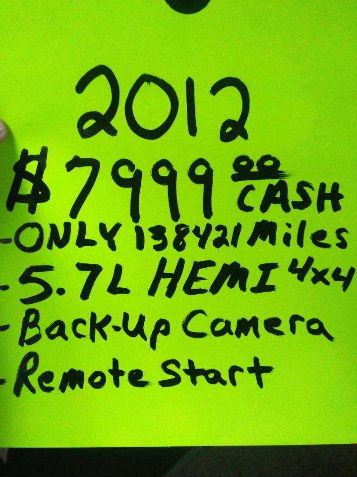 RAM 1500 SLT Quad Cab 4WD 2012