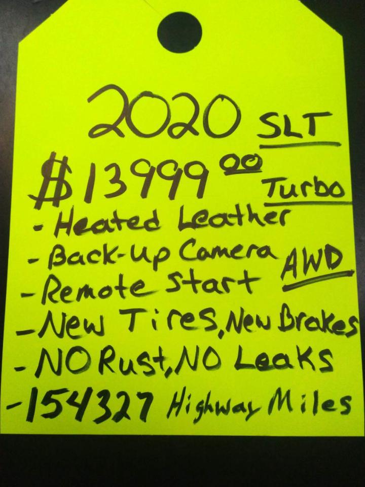 GMC Terrain SLT 4D SUV AWD 2020