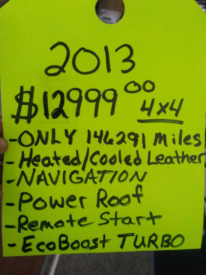 Ford F-150 Lariat SuperCrew 6.5-ft. Bed 4WD 2013