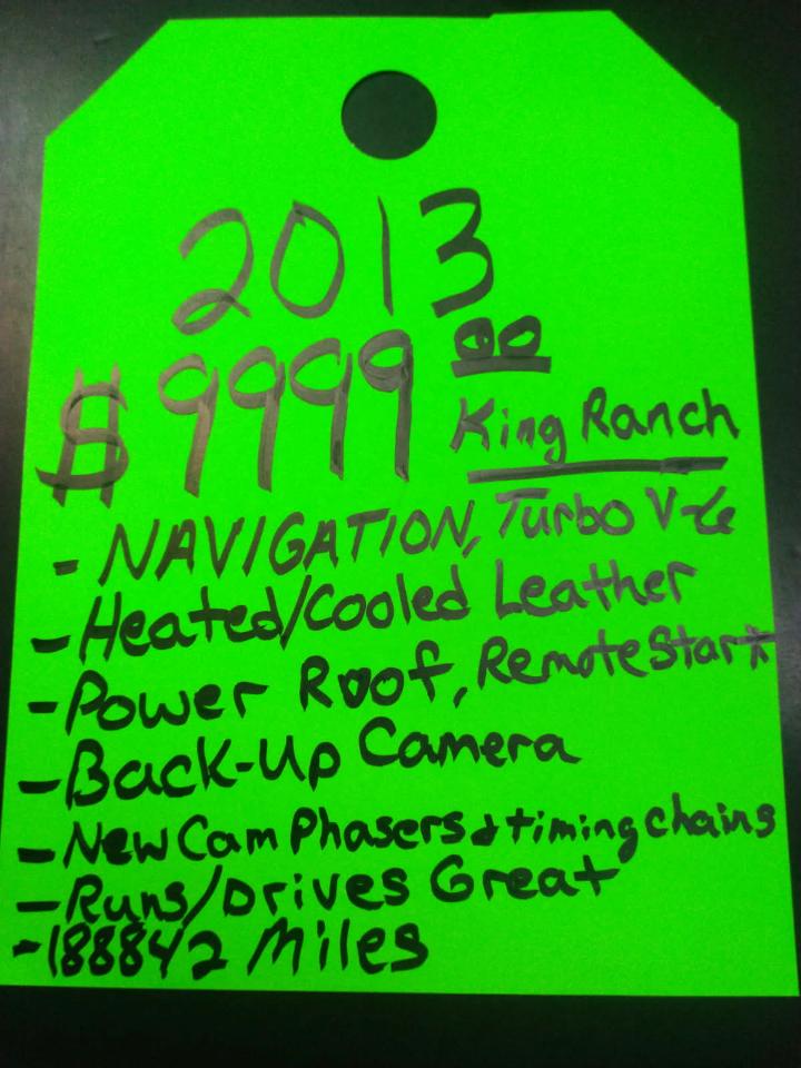 Ford F-150 King Ranch SuperCrew 6.5-ft. Bed 4WD 2013