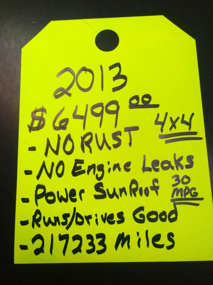 Honda CR-V EX 4WD 5-Speed AT 2013