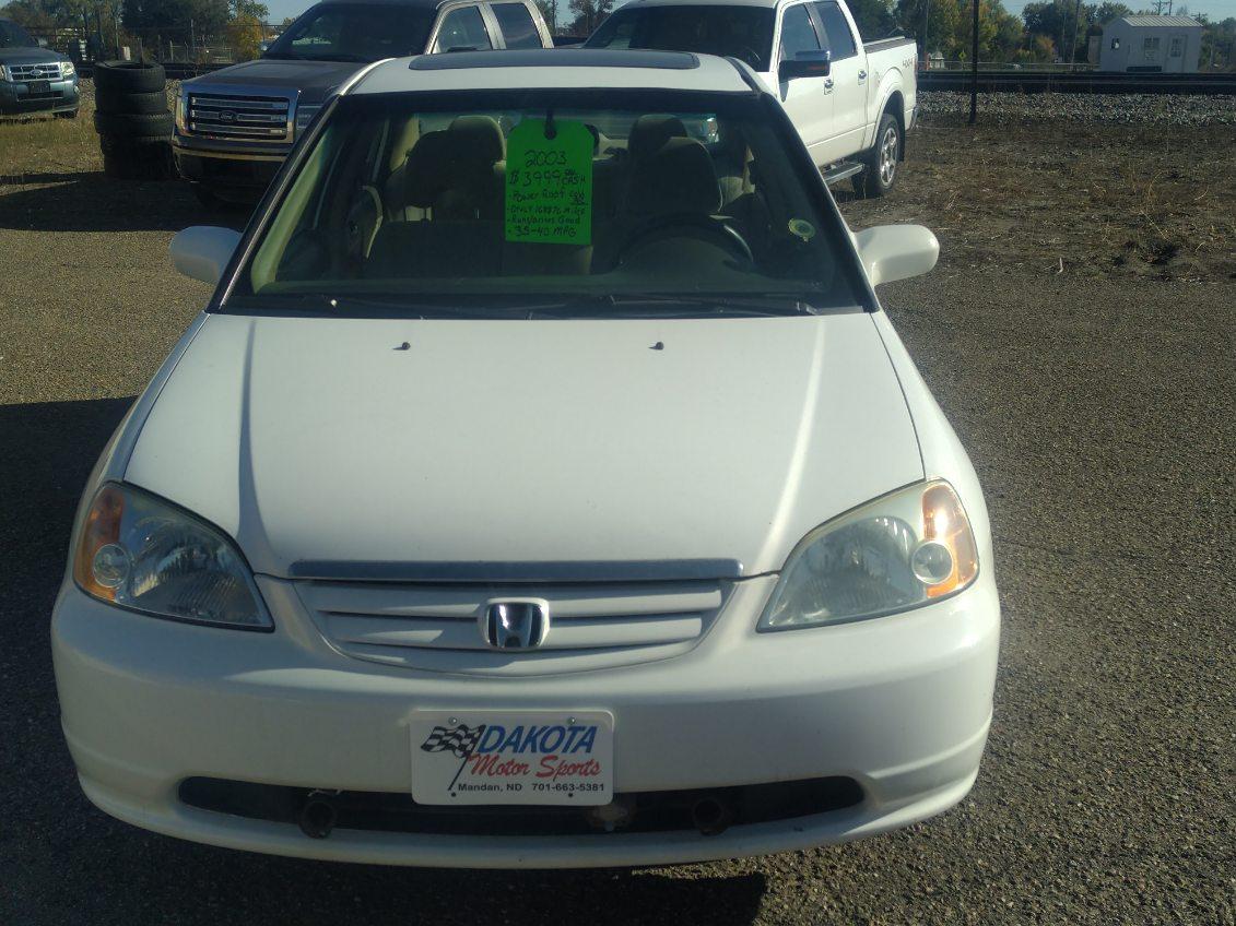 Honda Civic EX Sedan 4-spd AT with Front Side Airbags 2003