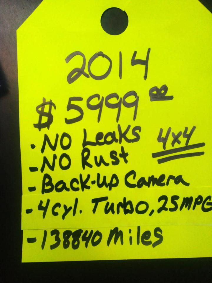 Ford Escape SE 4WD 2014