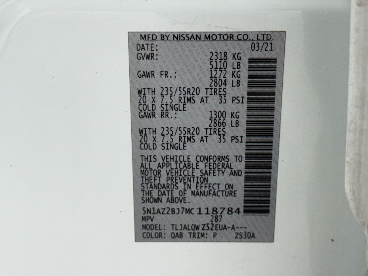 Nissan Murano SV AWD 2021