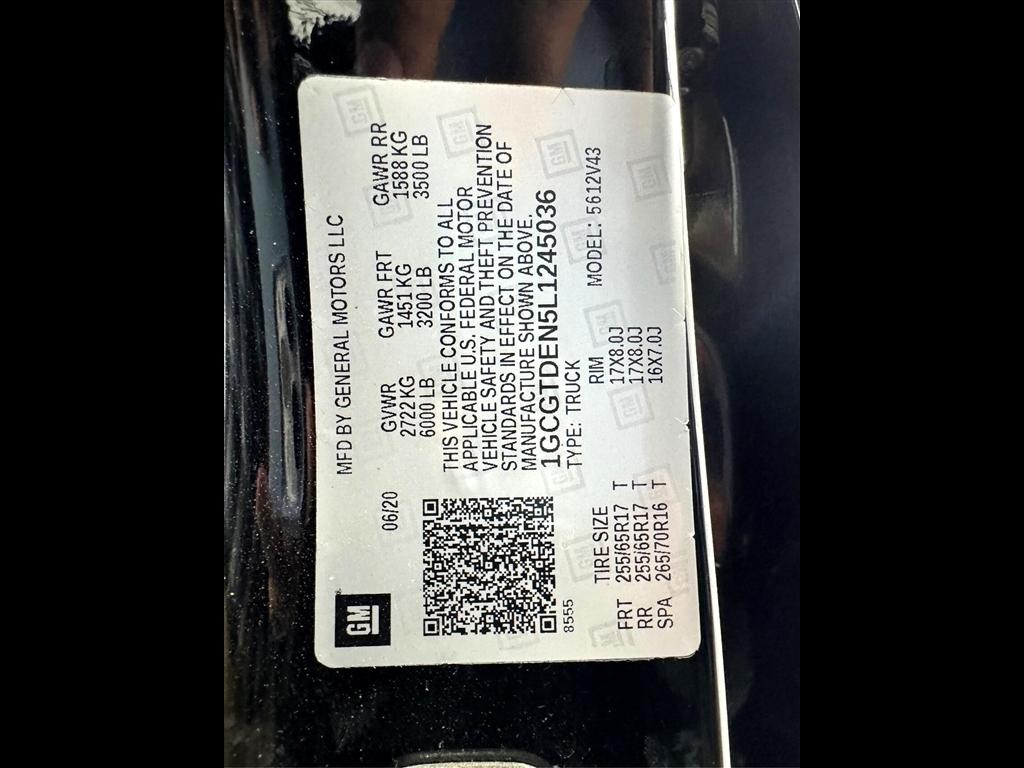 Chevrolet Colorado 4WD Crew Cab 141" Z71 2020