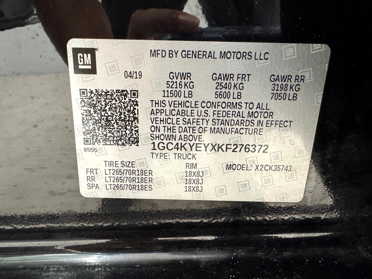 Chevrolet Silverado 3500HD 4WD Crew Cab 153.7" High Country 2019 Chevrolet Silverado 3500HD 4WD Crew Cab 153.7" High Country 2019