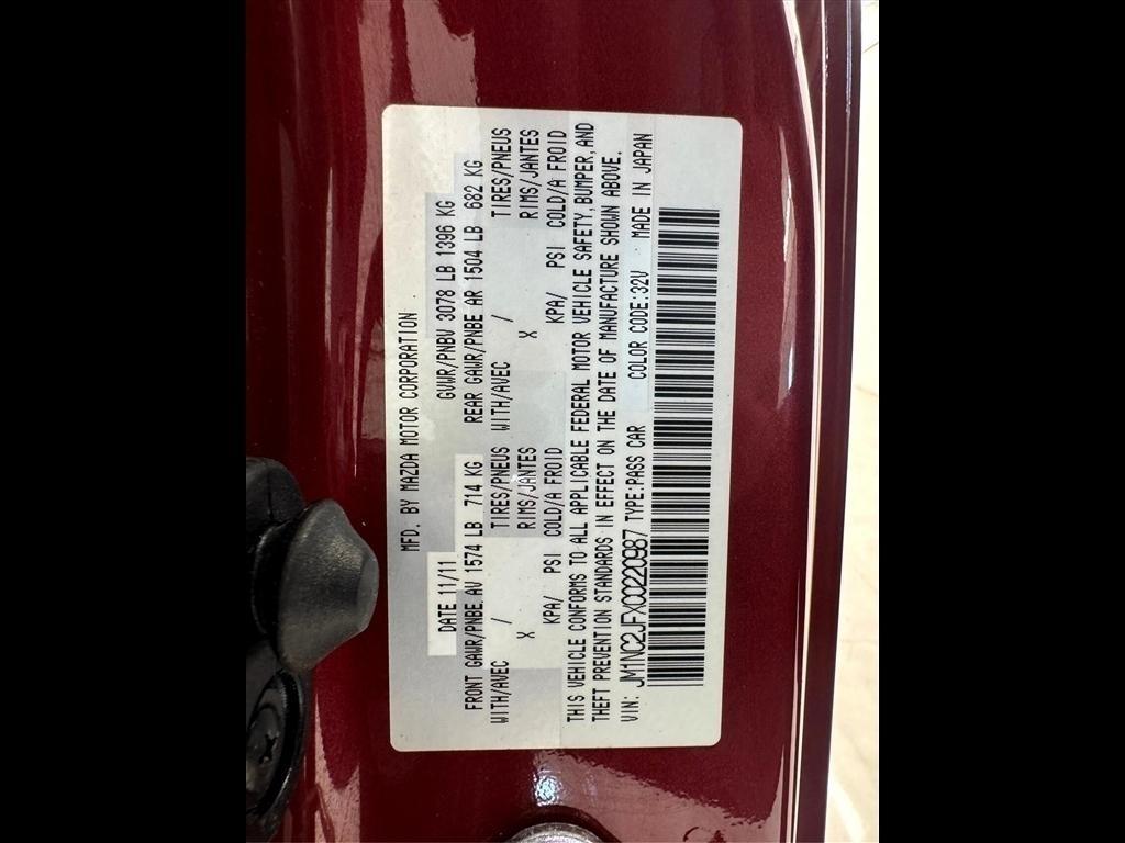Mazda MX-5 Miata 2dr Conv Man Sport 2012