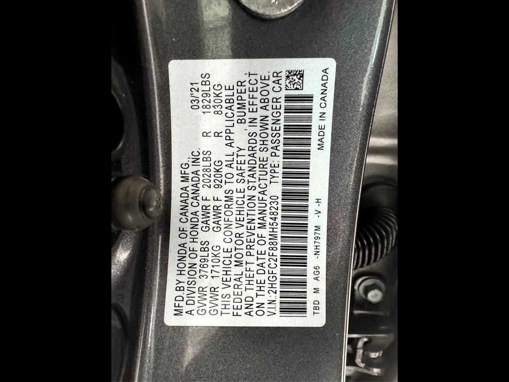 Honda Civic Sedan Sport CVT 2021