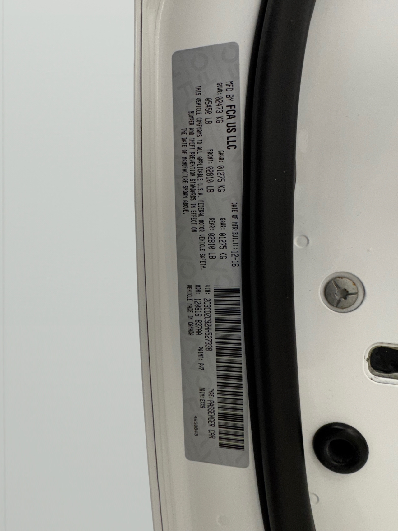 Dodge Challenger SRT Hellcat Coupe 2017