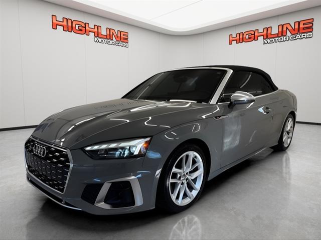 Gray 2020 Audi S5 3.0T quattro Premium Plus Cabriolet AWD Convertible All-Wheel Drive 8-Speed Automatic
