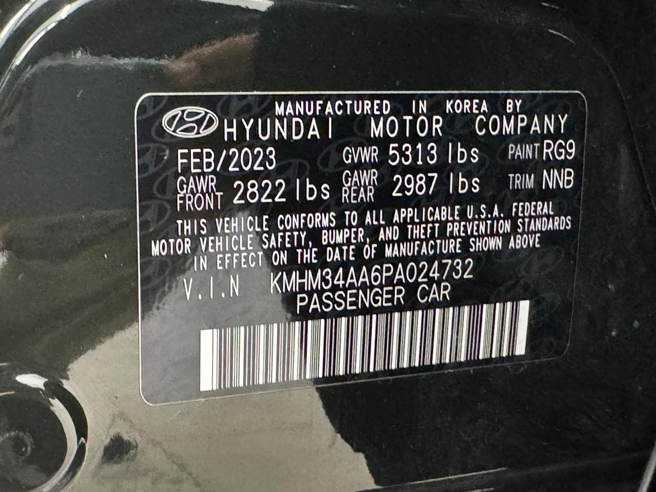 Hyundai Ioniq 6 SEL RWD 2023