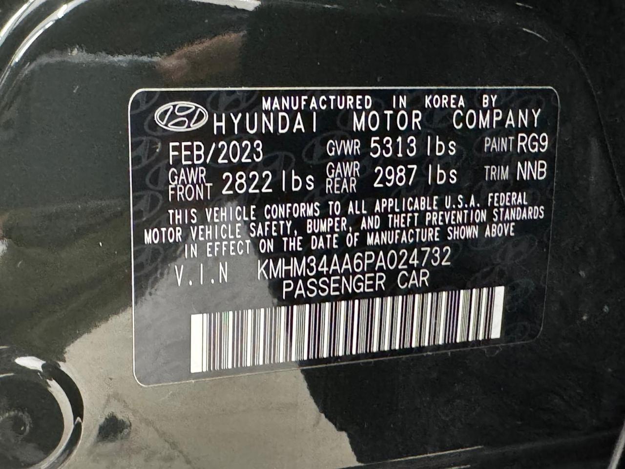 Hyundai Ioniq 6 SEL RWD 2023