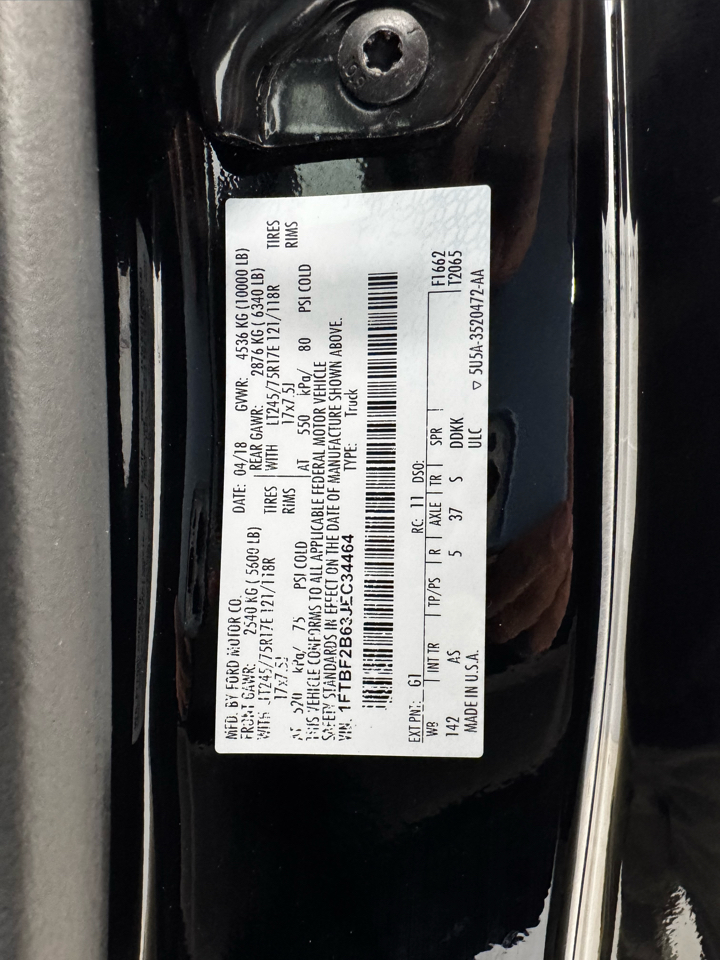 Ford Super Duty F-250 SRW XLT 4WD Reg Cab 8' Box 2018