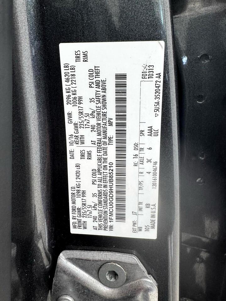 Ford Escape SE FWD 2017