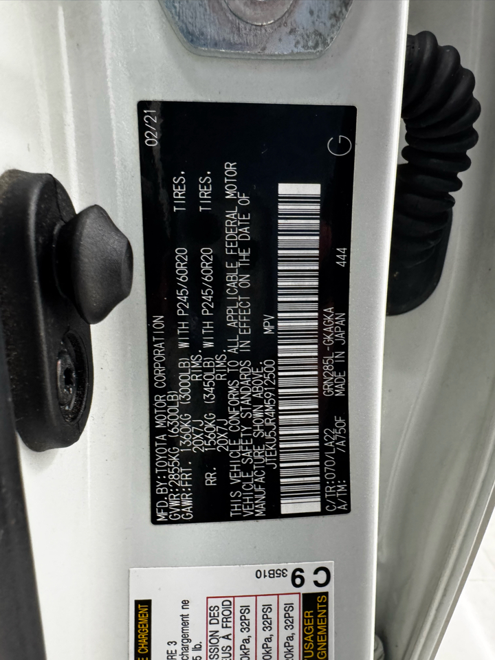 Toyota 4Runner Limited 4WD (Natl) 2021