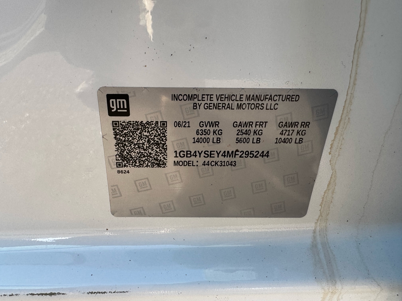 Chevrolet Silverado 3500HD CC 4WD Crew Cab 177" WB, 60" CA Work Truck 2021