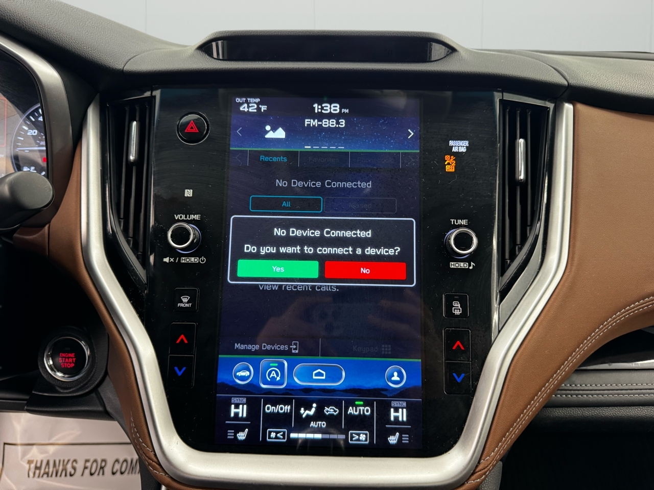 Subaru Outback Touring XT CVT 2021