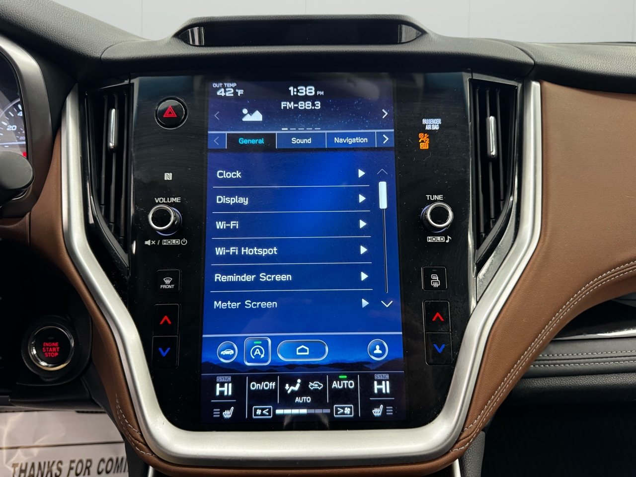 Subaru Outback Touring XT CVT 2021