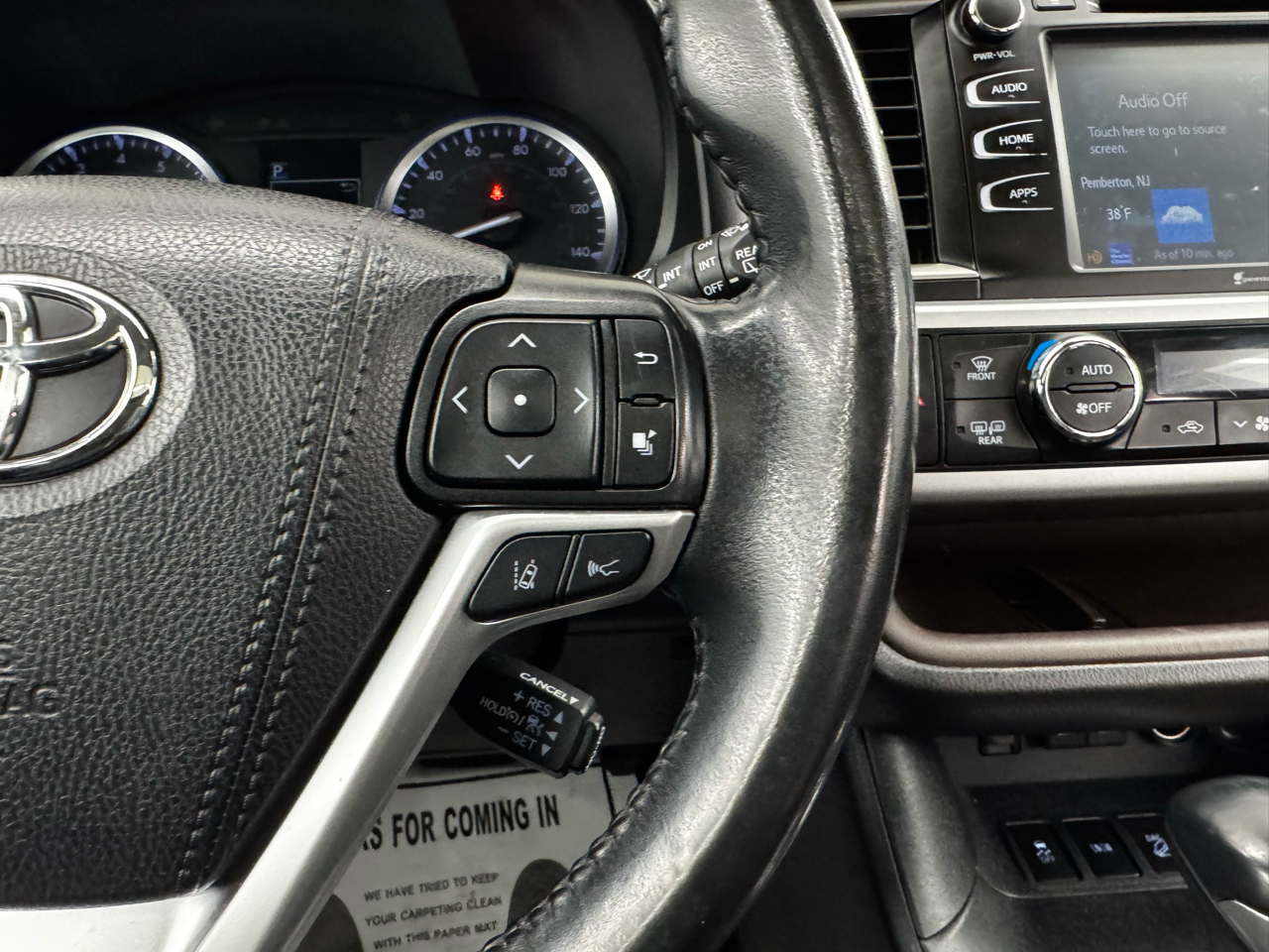 Toyota Highlander XLE V6 AWD (Natl) 2019