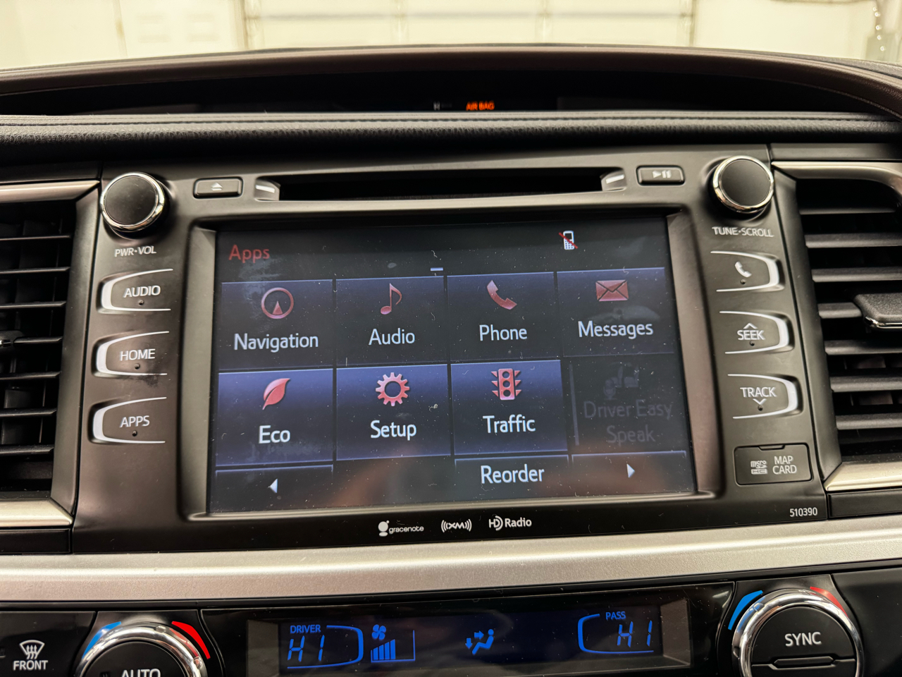 Toyota Highlander XLE V6 AWD (Natl) 2019