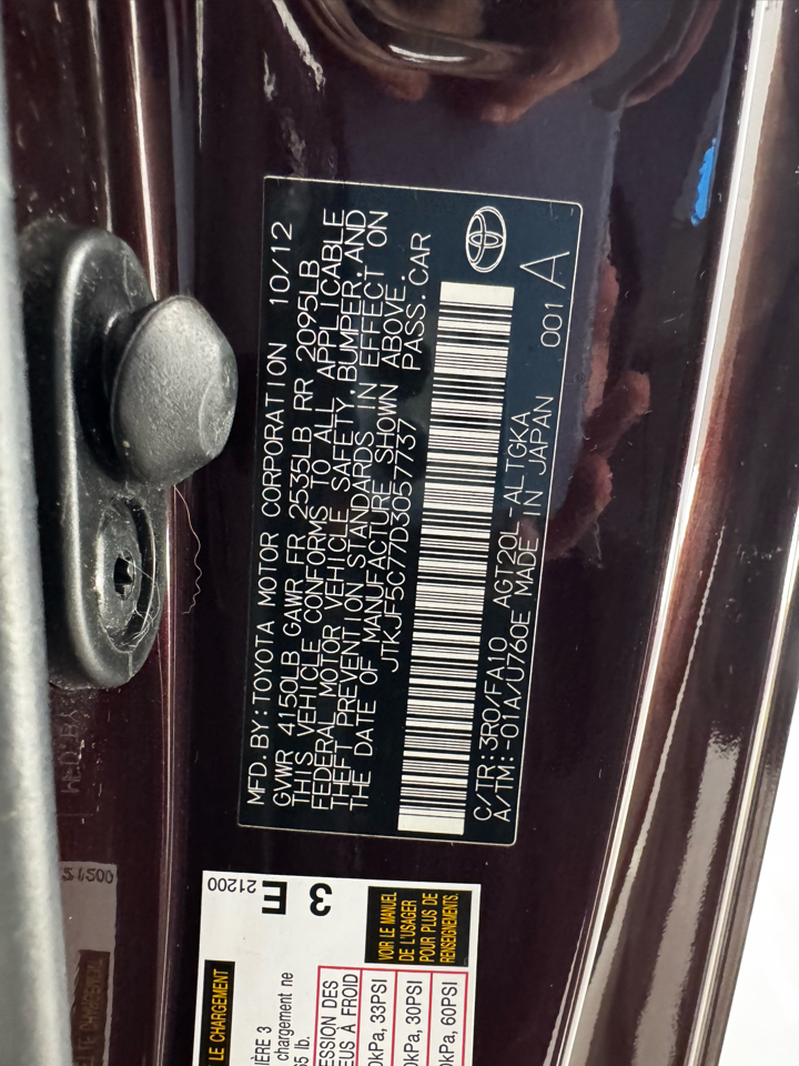 Scion tC 2dr HB Man (Natl) 2013