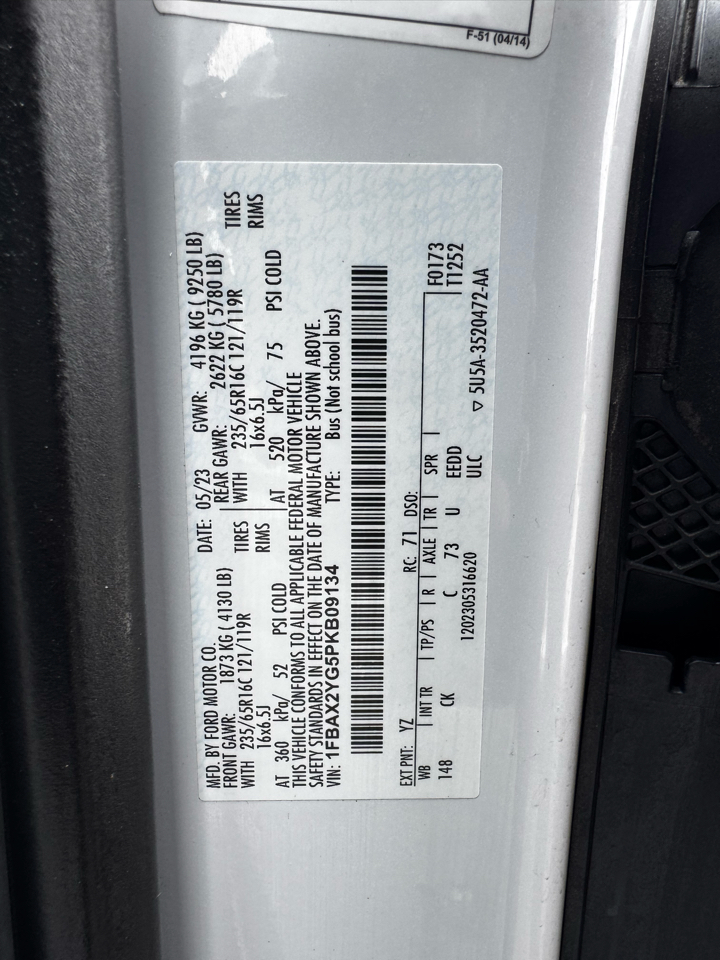 Ford Transit Passenger Wagon T-350 148" Low Roof XLT RWD 2023