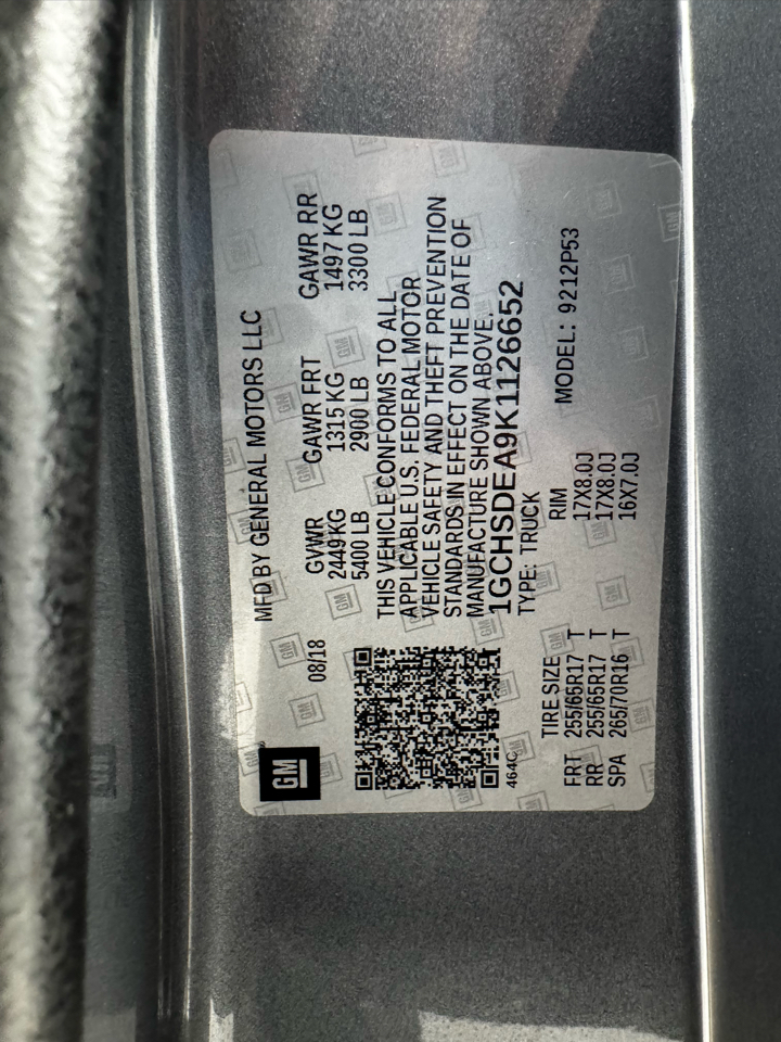 Chevrolet Colorado 2WD Ext Cab 128.3" Z71 2019