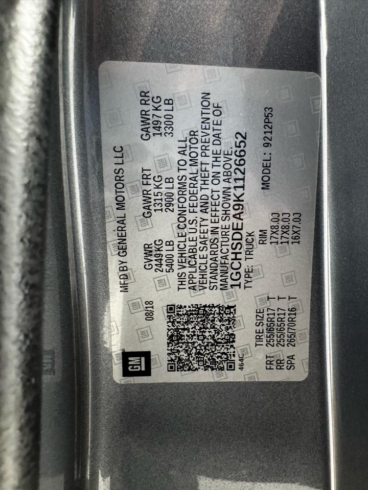 Chevrolet Colorado 2WD Ext Cab 128.3" Z71 2019