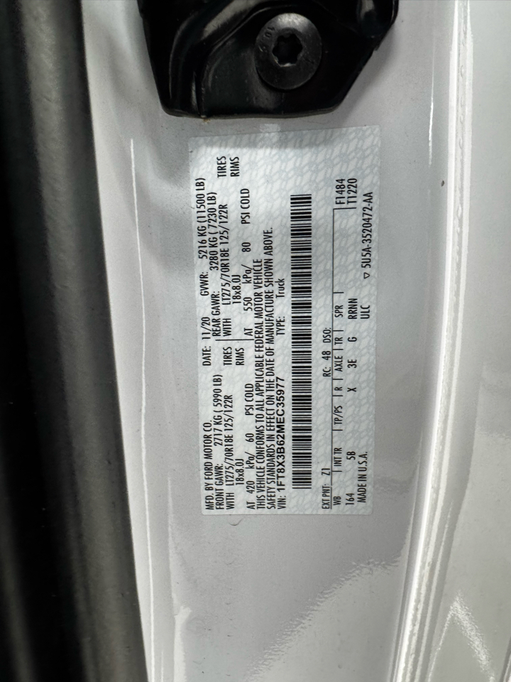 Ford Super Duty F-350 SRW Lariat 4WD SuperCab 8' Box 2021