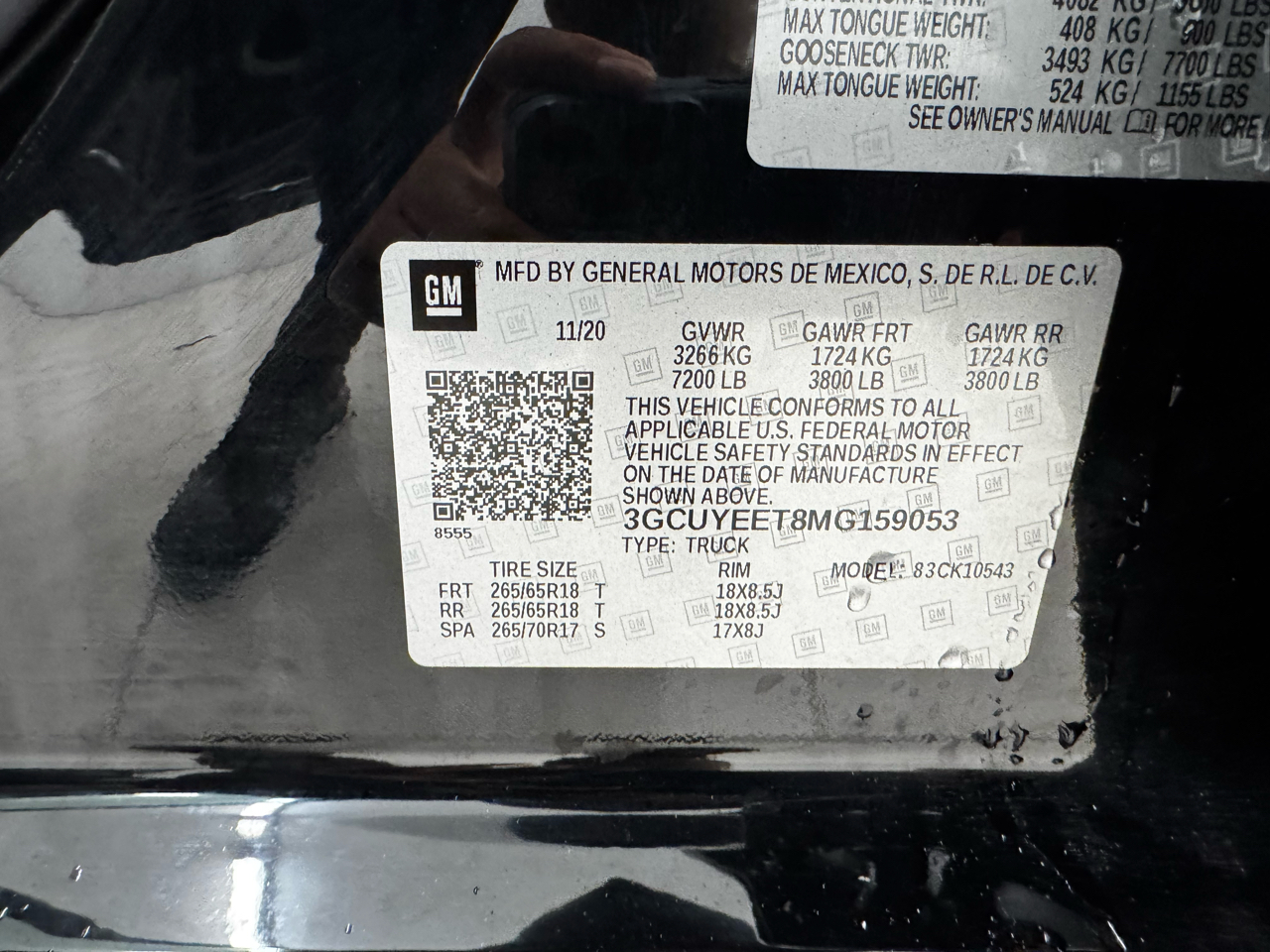 Chevrolet Silverado 1500 4WD Crew Cab 147" RST 2021