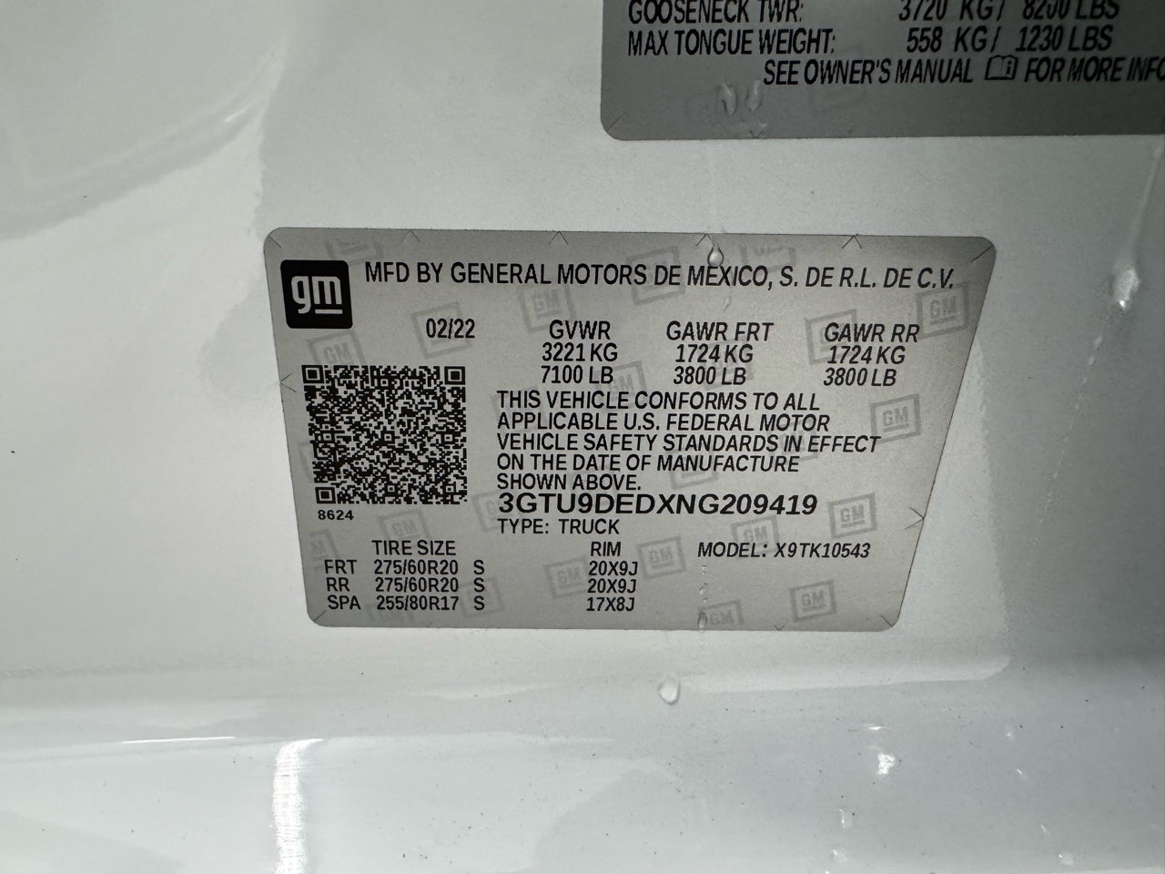 GMC Sierra 1500 Limited 4WD Crew Cab 147" SLT 2022