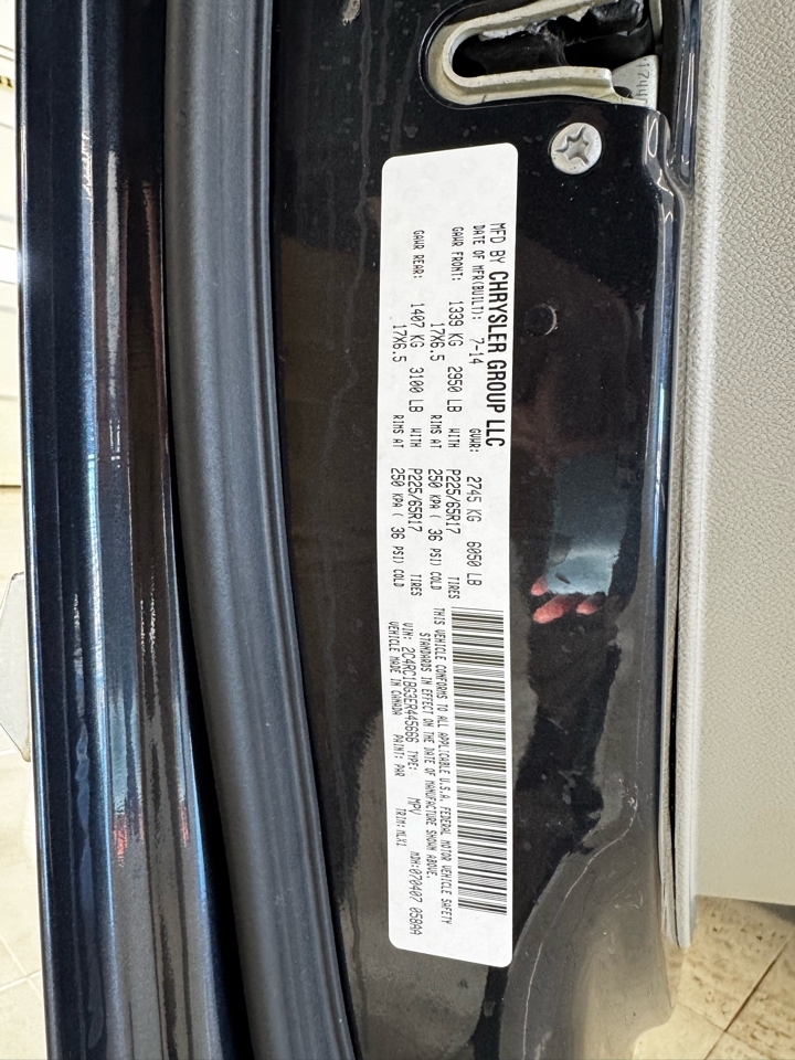 Chrysler Town & Country 4dr Wgn Touring 2014