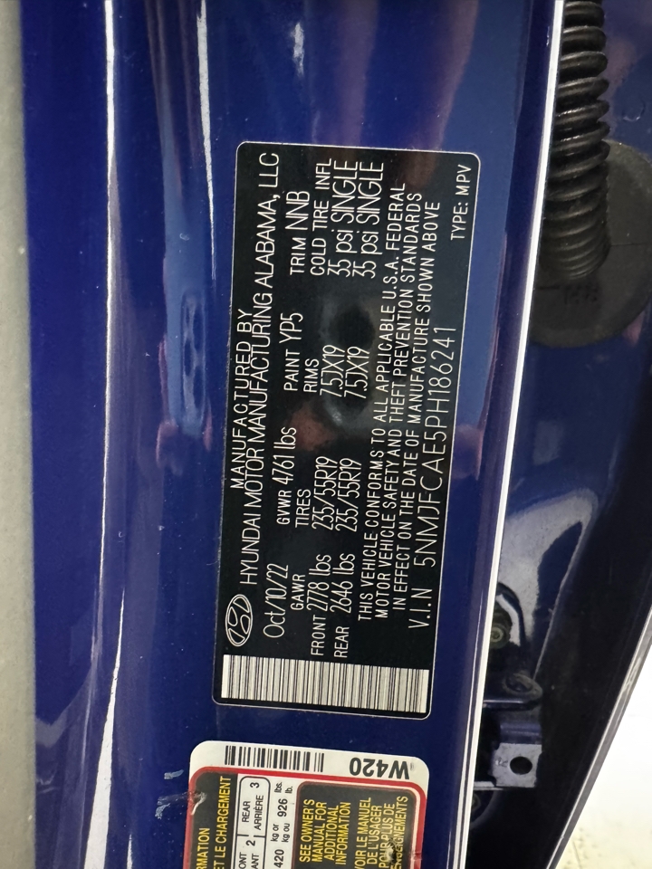 Hyundai Tucson SEL AWD 2023