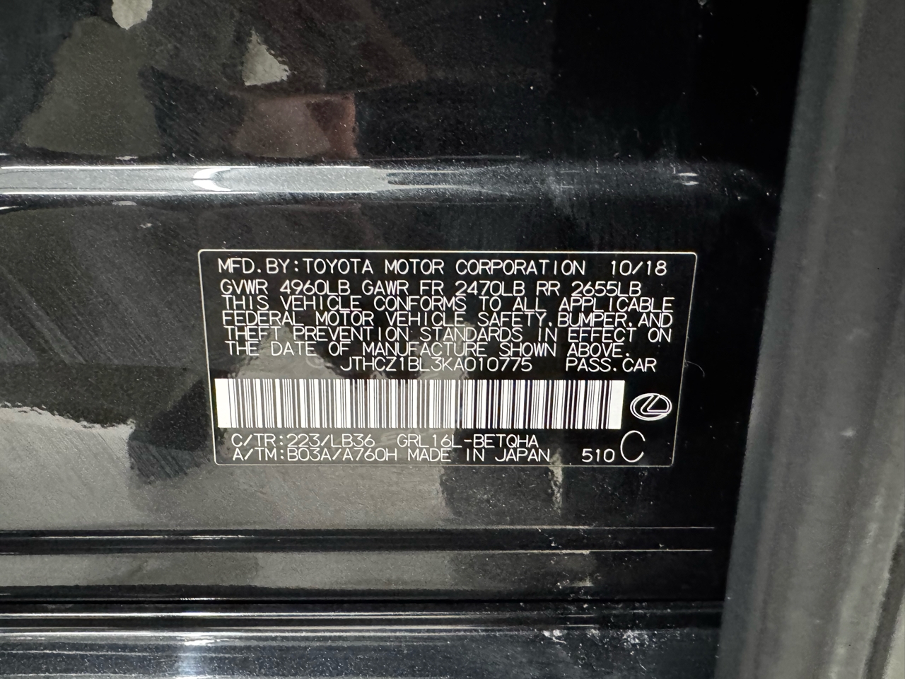 Lexus GS GS 350 F Sport AWD 2019