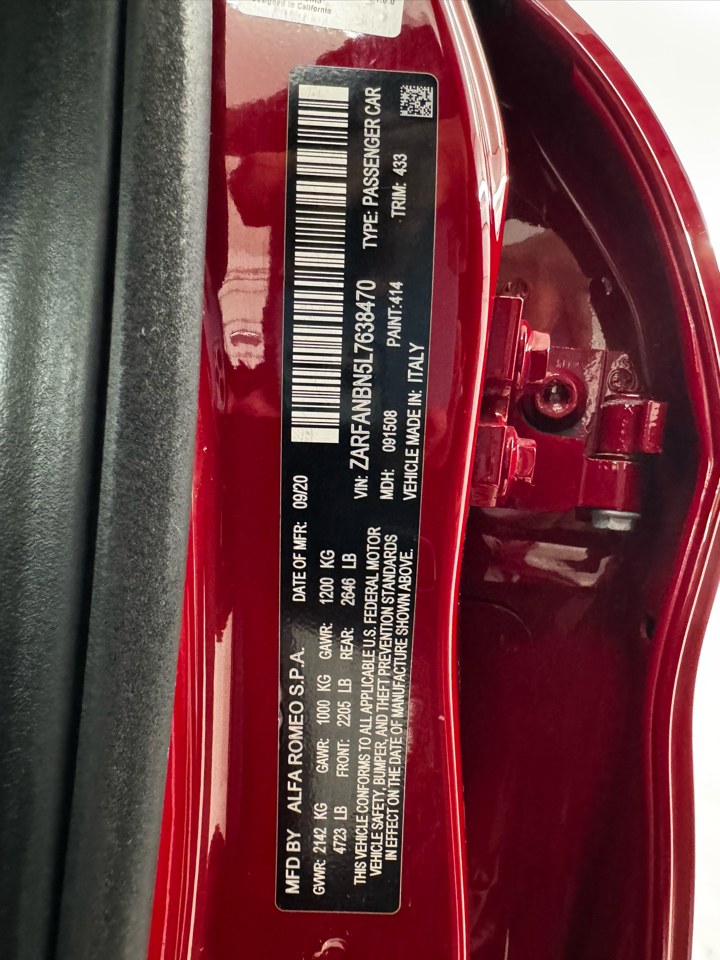 Alfa Romeo Giulia Ti AWD 2020