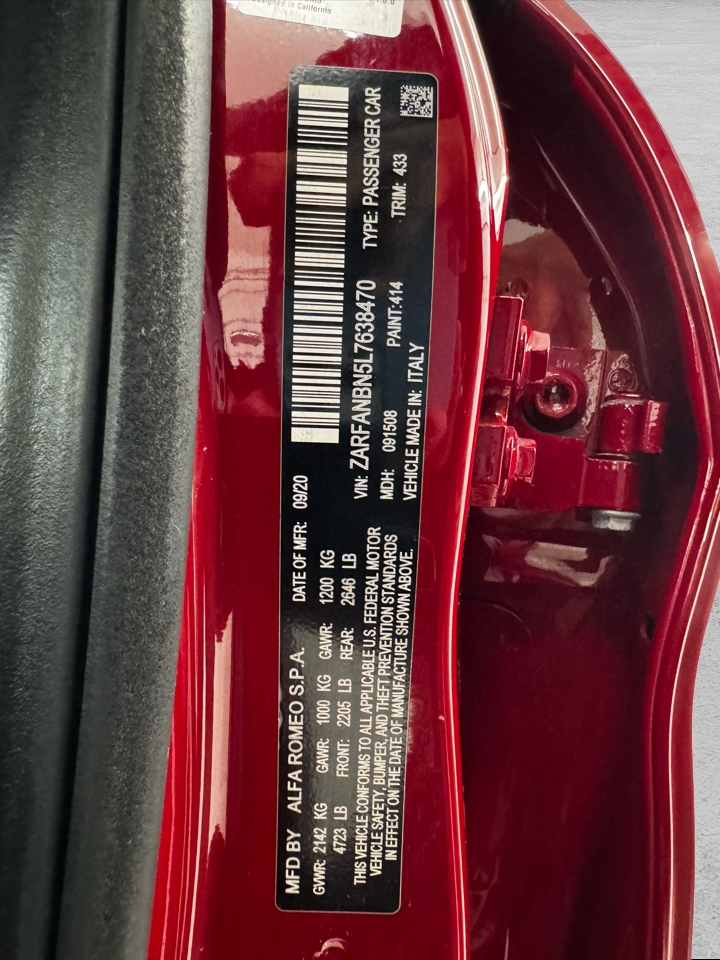 Alfa Romeo Giulia Ti AWD 2020