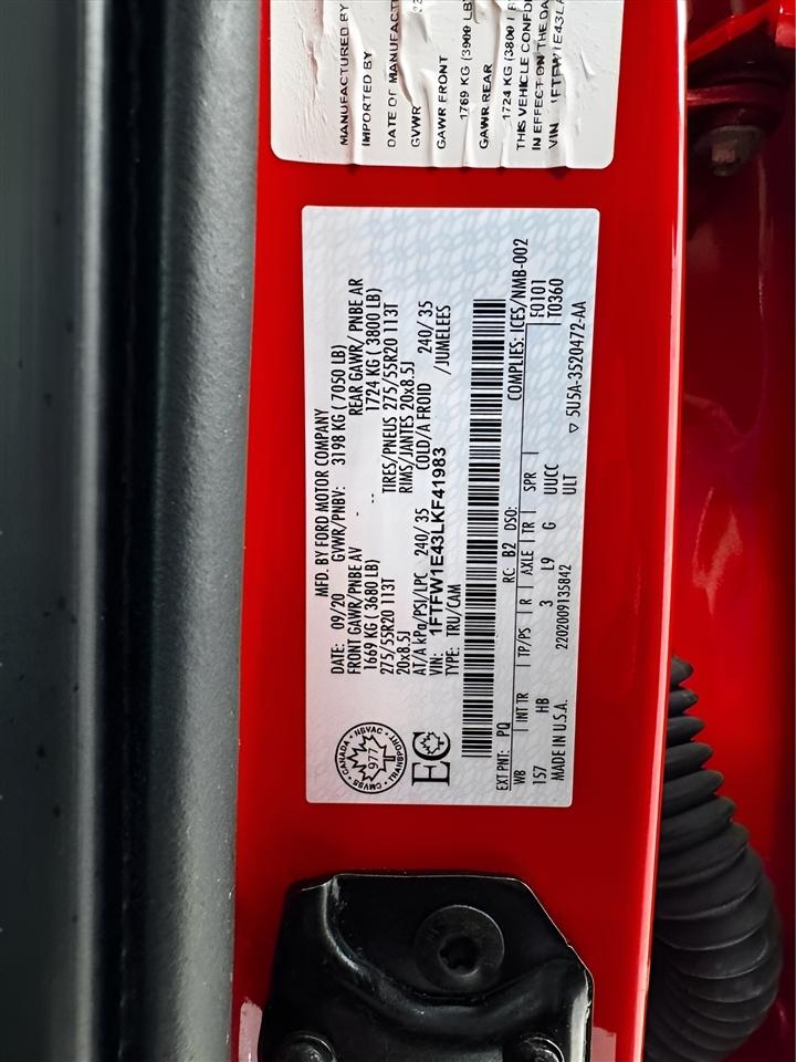 Ford F-150 Lariat SuperCrew 5.5-ft. Bed 4WD 2020