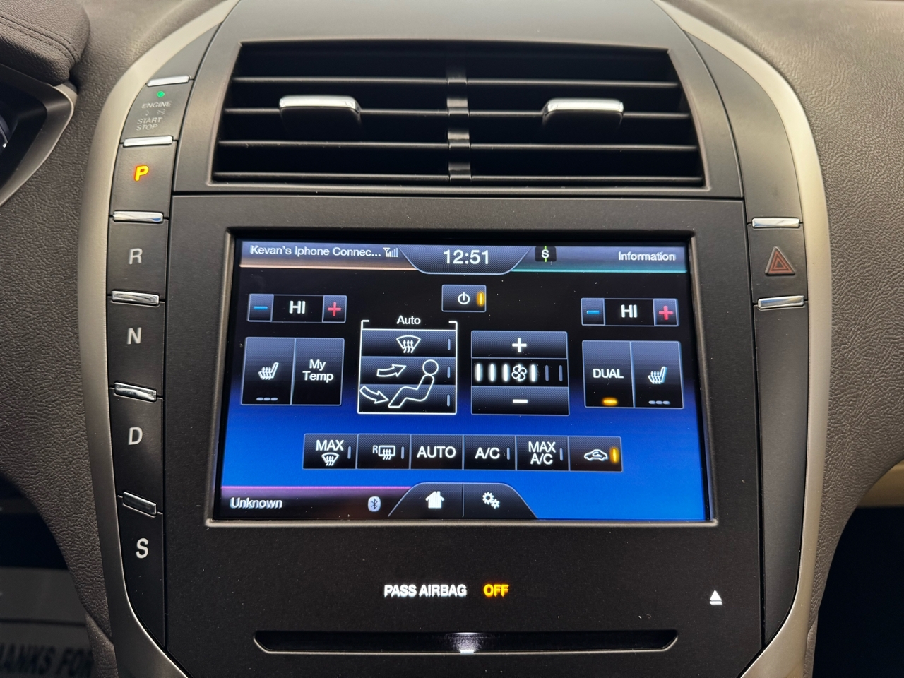 Lincoln MKZ 4dr Sdn FWD 2013