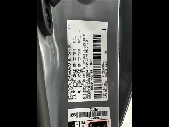 Toyota Tundra 2WD SR5 CrewMax 5.5' Bed 5.7L (Natl) 2021