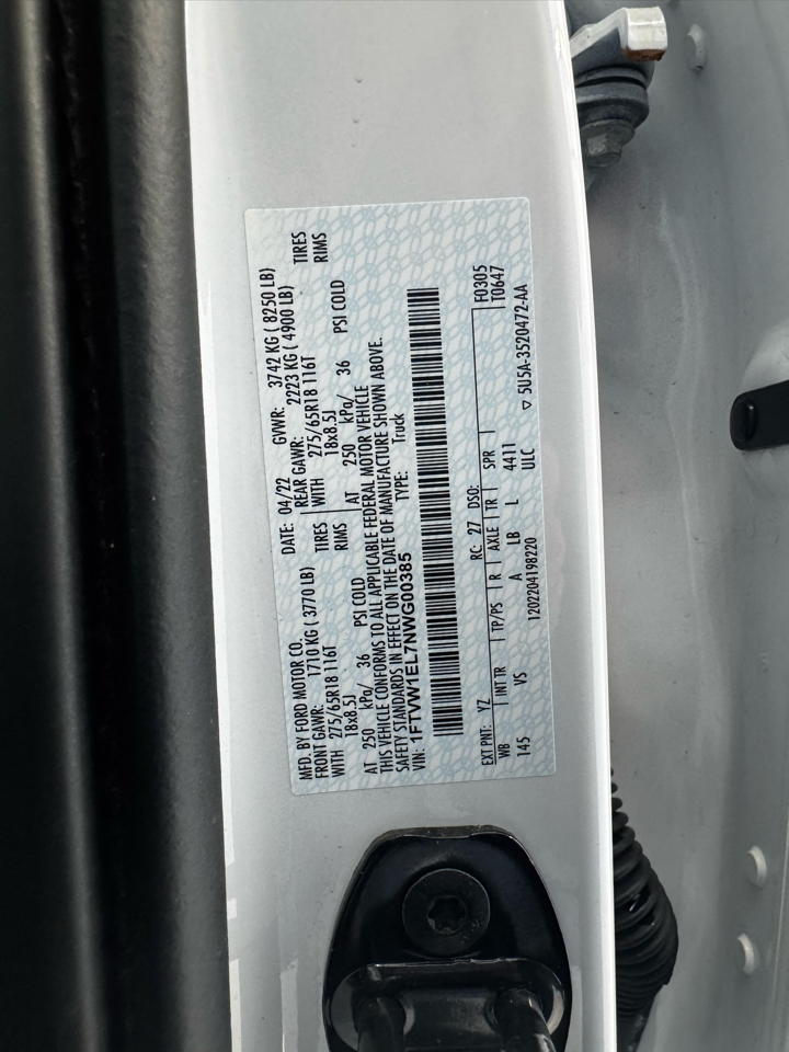 Ford F-150 Lightning LARIAT 4WD SuperCrew 5.5' Box 2022