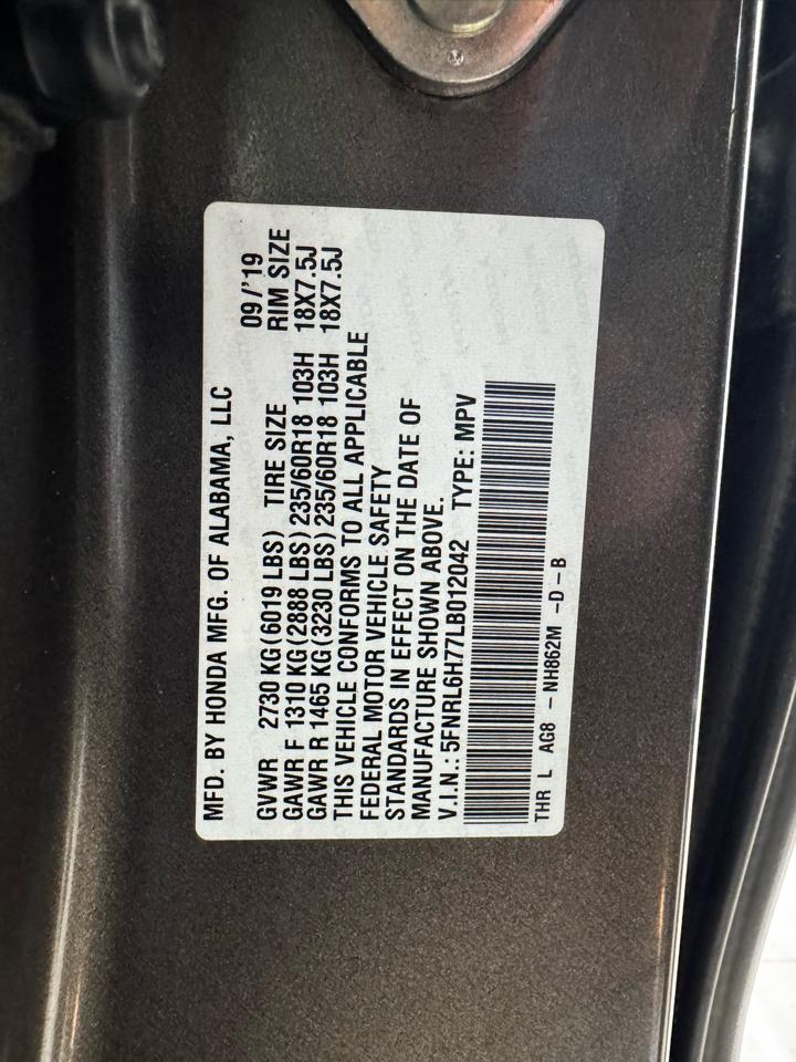 Honda Odyssey EX-L Auto 2020