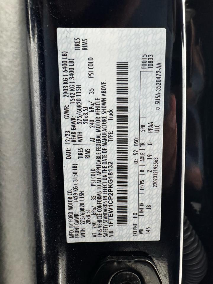 Ford F-150 Lariat 2WD SuperCrew 5.5' Box 2023