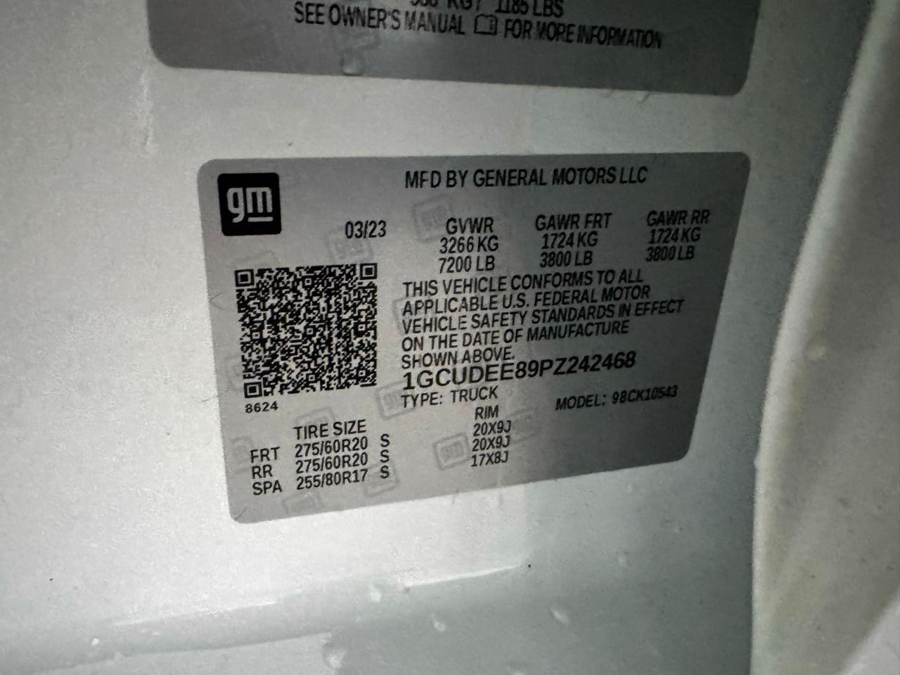 Chevrolet Silverado 1500 4WD Crew Cab 147" RST 2023