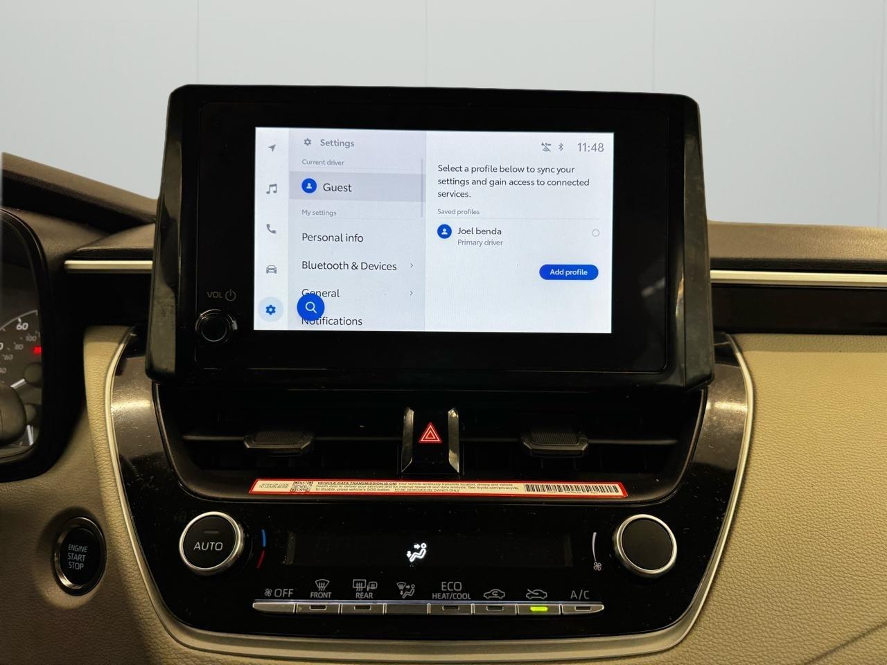 Toyota Corolla LE CVT (Natl) 2025