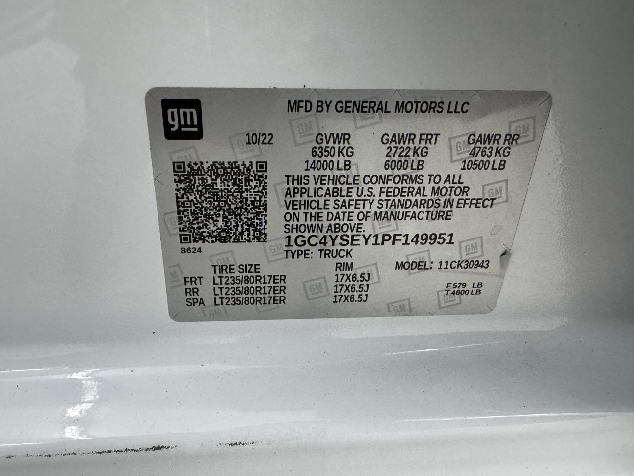 Chevrolet Silverado 3500HD 4WD Crew Cab 172" Work Truck 2023