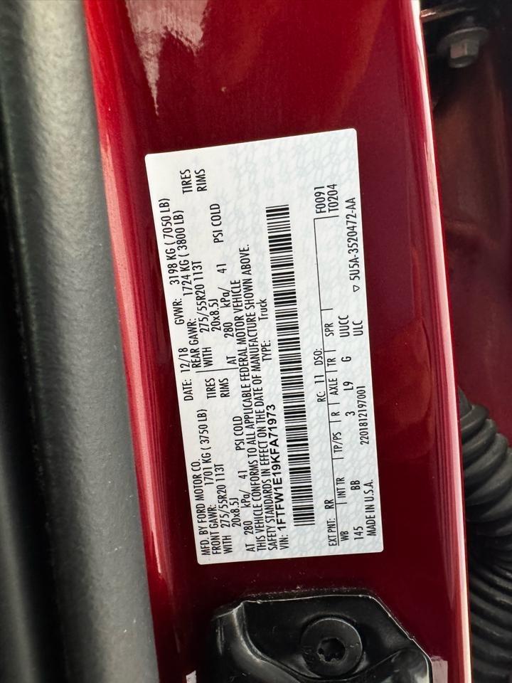 Ford F-150 Platinum 4WD SuperCrew 5.5' Box 2019