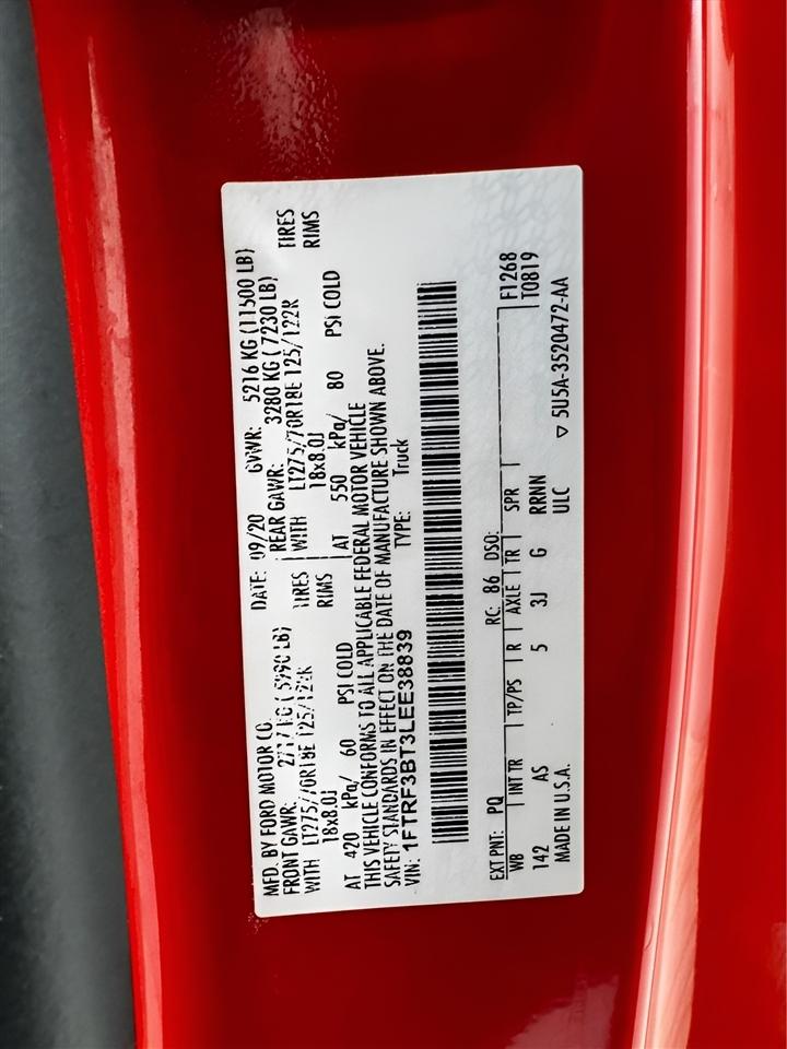 Ford Super Duty F-350 SRW XLT 4WD Reg Cab 8' Box 2020