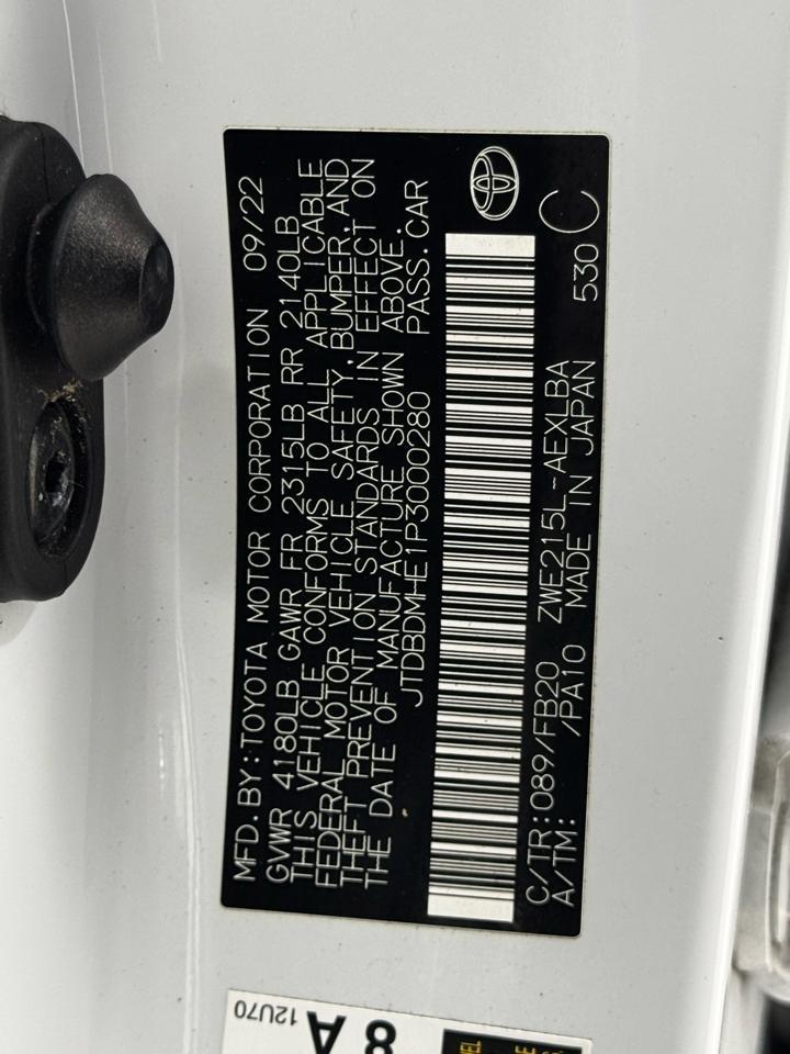 Toyota Corolla Hybrid LE AWD (Natl) 2023