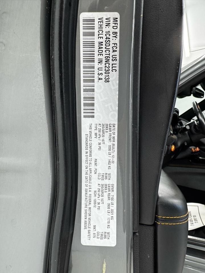 Dodge Durango Orange Sport AWD 2022