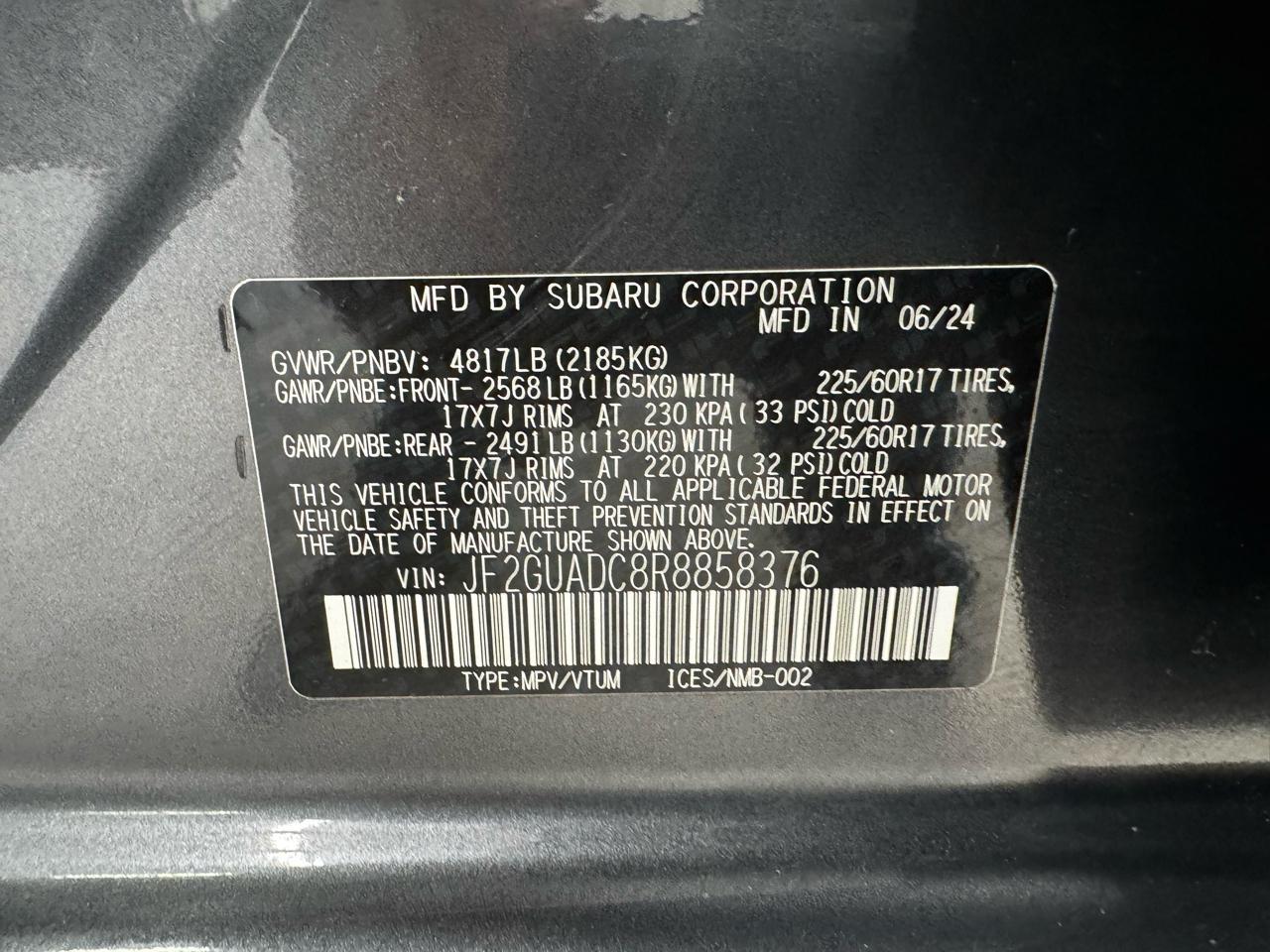 Subaru Crosstrek Premium AWD 2024